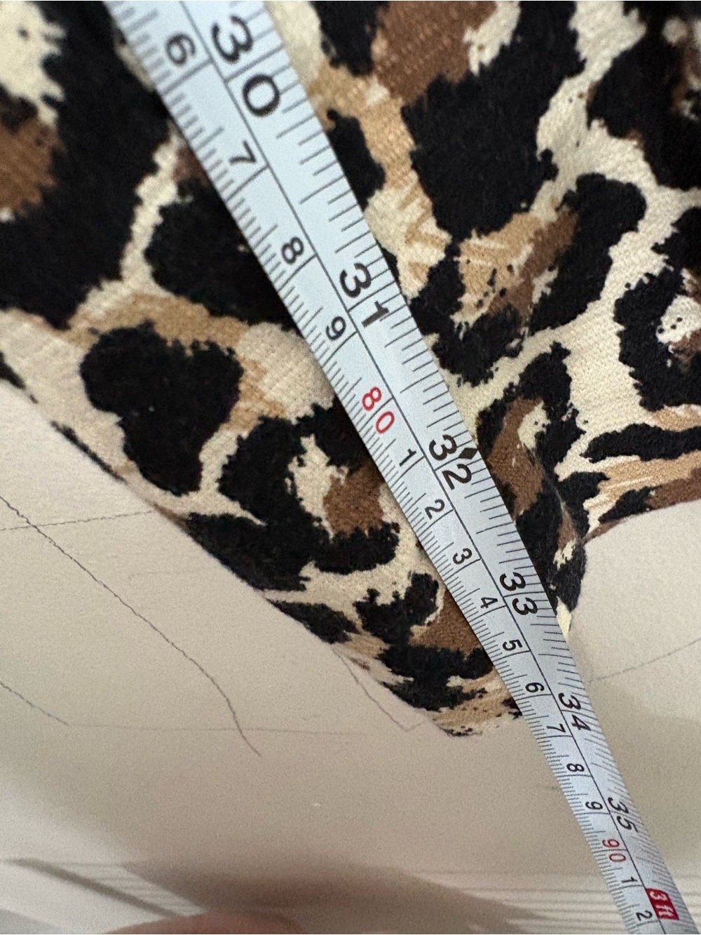 Ann Taylor Loft Animal Print Skirt - Black Brown Cream - Picture 5 of 6